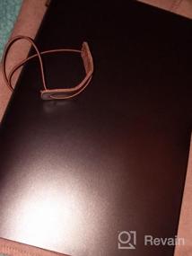 img 8 attached to Кожаный блокнот для путешественников Ancicraft A5 с 3 вкладышами из пустой, разлинованной и сетчатой ​​бумаги + 1 чехол из ПВХ - идеальный многоразовый дневник путешествий для мужчин и женщин темно-кофейного цвета