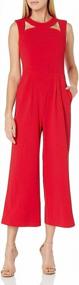 img 1 attached to Calvin Klein Womens Sleeveless Jumpsuit Women's Clothing for Jumpsuits, Rompers & Overalls