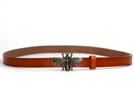 moyoto womens 0 7″thin vintage leather women's accessories : belts logo