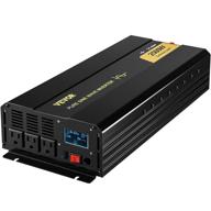 vevor 2500w pure sine wave inverter, 12v dc to 120v ac car power inverter with usb port, lcd display, remote controller - ideal for rv, truck, car, solar system, travel, camping logo