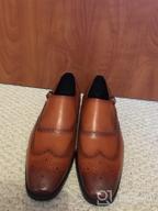 img 1 attached to 💼 Premium Quality FRASOICUS Wingtip Leather Shoes for Men - Size 10 review by Greg Muiznieks