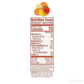 img 3 attached to 🥕 Happy Tot Organics Food Love My Veggies Stage 4, Carrot Banana Mango Sweet Potato, 4.22 oz Pouches (Pack of 8)