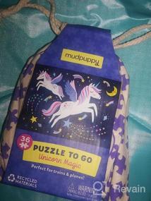 img 5 attached to Пазл для путешествий из 36 деталей для детей от 3 лет: Mudpuppy Unicorn Magic To Go, нетоксичные и безопасные материалы!