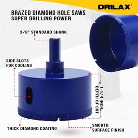 img 3 attached to Diamond Ceramic Porcelain Countertop Technology Cutting Tools ~ Hole Saws & Accessories