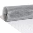 galvanized welded wire mesh roll - 9 deer hardware cloth 6ft x 50ft, 1/2in mesh, 19 gauge chicken wire fencing, cage and rodent wire logo