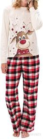 img 3 attached to Get Your Family in the Holiday Spirit with Matching Deer Plaid Christmas PJs!