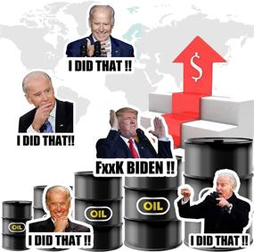 img 2 attached to 🤣 I Did That Biden Stickers 200 Pcs - SnugMaker Hilarious Joe Biden Stickers for Car Window, Motorcycle Helmet, Laptop