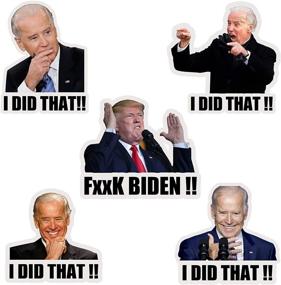 img 4 attached to 🤣 I Did That Biden Stickers 200 Pcs - SnugMaker Hilarious Joe Biden Stickers for Car Window, Motorcycle Helmet, Laptop