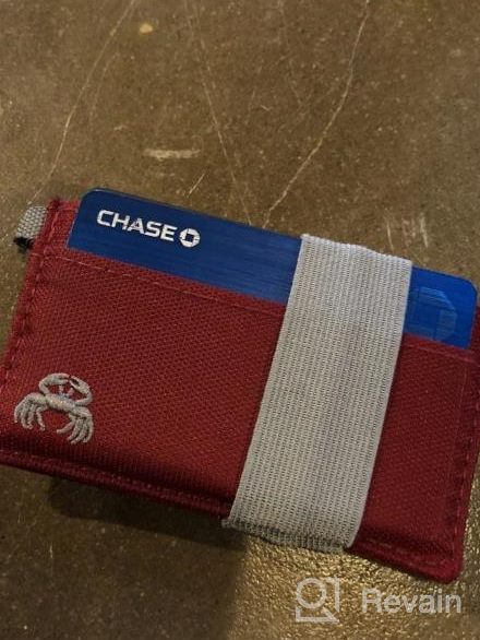 img 1 attached to Crabby Wallet Minimalist Pocket Polyester Men's Accessories in Wallets, Card Cases & Money Organizers review by Micky Lovett