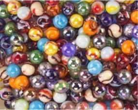 img 2 attached to 🔮 Mega Peewee Marbles: Assorted Styles for Endless Fun!