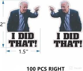 img 2 attached to THUGO Biden Stickers Funny Bumper