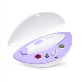 img 4 attached to Get Salon-Quality Nails At Home With TOUCHBeauty Electric Nail Kit: 5 Bits For Shaping, Polishing & Callus Removal