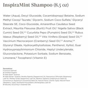 img 2 attached to Intelligent Nutrients InspiraMint Invigorating Shampoo - Formerly Harmonic Invigorating Shampoo - Non-Toxic Shampoo With Peppermint & Spearmint Oil - New Look, Same Tingle (8.5 Oz)