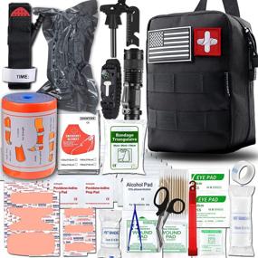 img 4 attached to Be Prepared For Any Emergency With SUPOLOGY'S 135-In-1 Trauma Kit: Military-Grade First Aid Response For Home, Camping, And More