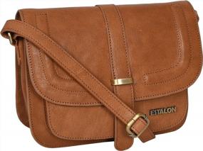 img 4 attached to Crossbody Bags For Women - Real Leather Multi Pocket Travel Purse And Sling Bag