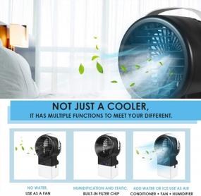 img 3 attached to 🌬️ YouGottaIt Portable Air Conditioner: Rechargeable Evaporative Cooler with Humidifier - Perfect for Small Rooms, Offices, Camping, Cars, and Bedrooms!