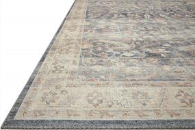 img 3 attached to Loloi II Hathaway Collection HTH-02 Denim/Multi Traditional Rug - 7'-6" X 9'-6