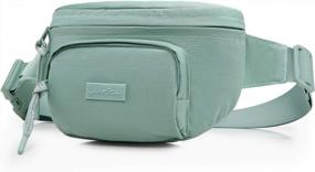 img 4 attached to Cute Turquoise Green HotStyle 558S Small Fashion Fanny Pack - Perfect For Travel, Walking Dogs & Everyday!