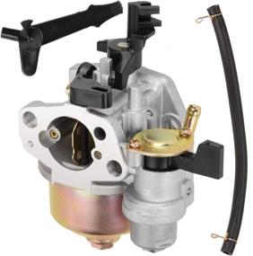 img 1 attached to 🚀 FVRITO High Performance Racing Upgraded Carburetor Carb Air Filter Adapter Kit for Hemi Predator 212cc 196cc 6.5HP Coleman CT200U Trail CT200U-EX BT200X Doodle Bug KT196 Baja MB200 Mini Bike Go Kart - Ultimate Power Boost and Improved Performance!