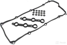 img 4 attached to Ensun Engine Valve Cover Gasket Set + 15 Grommets Kit Replacement for E36 E39 Z3 M52 S52 - High-quality Replace# 11129070532