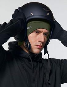 img 2 attached to TSLA Men And Women Thermal Fleece Skull Cap, Winter Ski Cycling Under Helmet Liner, Running Beanie Hat