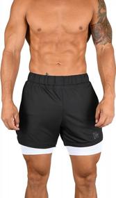 img 4 attached to YoungLA Compression Shorts - Soft, Breathable, Stretchy Mens Compression Shorts With Pocket - Compression Shorts For Men 105