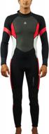 🦈 aqua polo fullbody 3/2 neoprene wetsuit for men with shark skin chest panel, super stretch neck cuffs, and ankles логотип