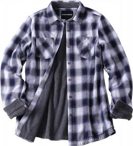 img 4 attached to Stay Cozy And Stylish With ZENTHACE Women'S Fleece Lined Plaid Shirt Jacket