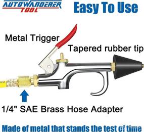 img 2 attached to 🔧 AC Flush Kit - AutoWanderer Tool for Efficiently Cleaning A/C Line Flush R134a R12 R22 R410a R404a - Canister Gun Set Included
