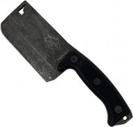 rugged esee expat cleaver knife with black g10 handle - top choice for outdoor adventurers логотип