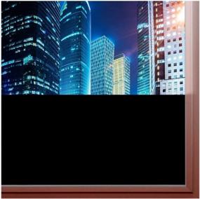 img 4 attached to Enjoy Uninterrupted Privacy Any Time Of The Day With BDF BLKT Day & Night 24-Hour Blackout Window Film – Measures 24In X 12Ft.