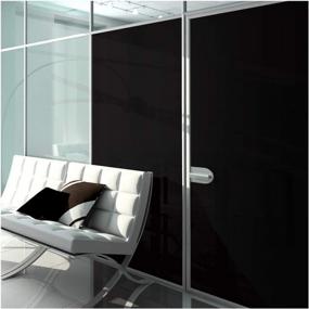img 2 attached to Enjoy Uninterrupted Privacy Any Time Of The Day With BDF BLKT Day & Night 24-Hour Blackout Window Film – Measures 24In X 12Ft.