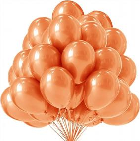 img 4 attached to Get The Party Started With 100 12 Inch Latex Balloons By KINBON – Perfect For Any Celebration!