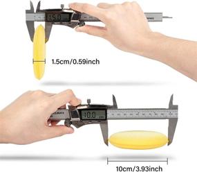 img 3 attached to 🟡 PSLER Foam Car Wax Applicator Pads - 4 Inch Detailing Polishing Sponges (24 Pack) - Yellow