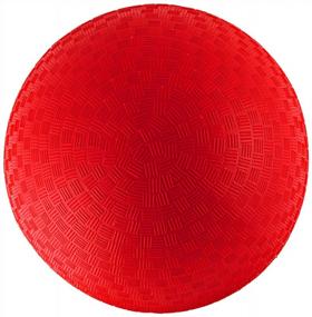 img 1 attached to Get Active With Sportime Playground Ball - 13 Inches, Red - Item #1293618