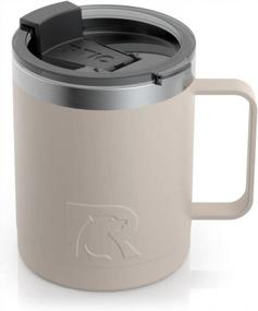img 3 attached to Take Your Coffee Anywhere With RTIC'S 12Oz Beach Mug - Vacuum-Insulated, Portable And Sweat-Proof