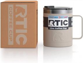 img 2 attached to Take Your Coffee Anywhere With RTIC'S 12Oz Beach Mug - Vacuum-Insulated, Portable And Sweat-Proof