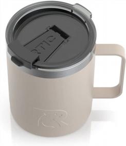 img 1 attached to Take Your Coffee Anywhere With RTIC'S 12Oz Beach Mug - Vacuum-Insulated, Portable And Sweat-Proof
