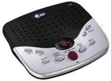 img 1 attached to 📞 AT&amp;T 1722 Digital Answering System with Time, Day Stamp in Black and Silver