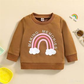 img 3 attached to Newborn Sweatshirt Crewneck Pullover Activewear Apparel & Accessories Baby Boys : Clothing