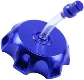 img 4 attached to TDPRO CNC Aluminum Gas Fuel Tank Cover Cap With Breather Valve For 50Cc 70Cc 90Cc 110Cc 125Cc 140Cc 150Cc 160Cc Pit Dirt Motor Bike (Blue)