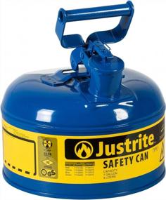 img 2 attached to Justrite 7110300 Gallon Galvanized Safety: Superior Storage Solution for Hazardous Materials