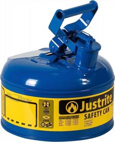 img 1 attached to Justrite 7110300 Gallon Galvanized Safety: Superior Storage Solution for Hazardous Materials