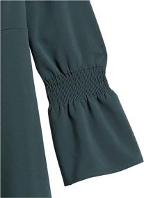 img 1 attached to Amazon Brand Womens Stretch Gathered Women's Clothing ~ Dresses