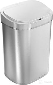 img 4 attached to 🗑️ Enhanced Hygiene and Convenience: Ninestars DZT-80-35 Touchless Infrared Motion Sensor Trash Can