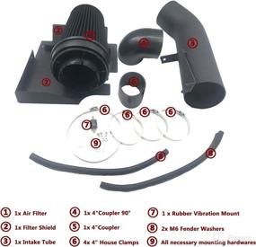 img 2 attached to Performance Intake Filter Shield Silverado Replacement Parts ~ Filters