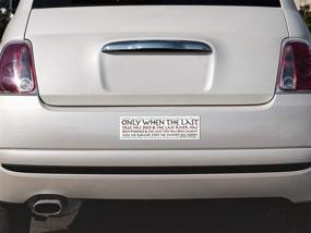 img 1 attached to 🌍 Environmental Awareness Car Bumper Sticker Decal | Say No to Climate Change & Destruction – Last Tree Died, River Poisoned Fish, Money Can't Feed Us!