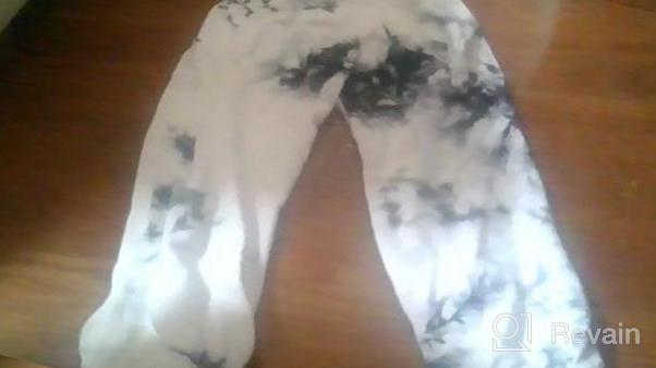 img 1 attached to 🔴 Romwe Tie Dye Joggers Sweatpants for Girls with Pockets – Sporty and Stylish review by Kelly Colon