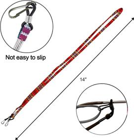 img 2 attached to 👓 Lanyards for Adults - Pack of 3 Eyeglass Lanyard - Occupational Health & Safety Products for PPE