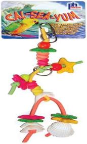 img 3 attached to 🦜 Enhance Your Bird's Playtime with the Prevue Hendryx Cal Sea YUMS Mate Bird Toy (Model: 60500)